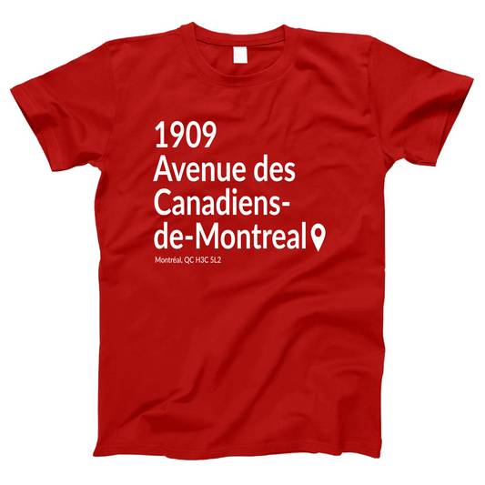 Montreal Hockey Stadium Women's T-shirt | Red