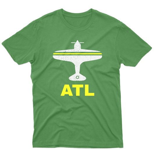 Fly Atlanta ATL Airport Men's T-shirt | Green
