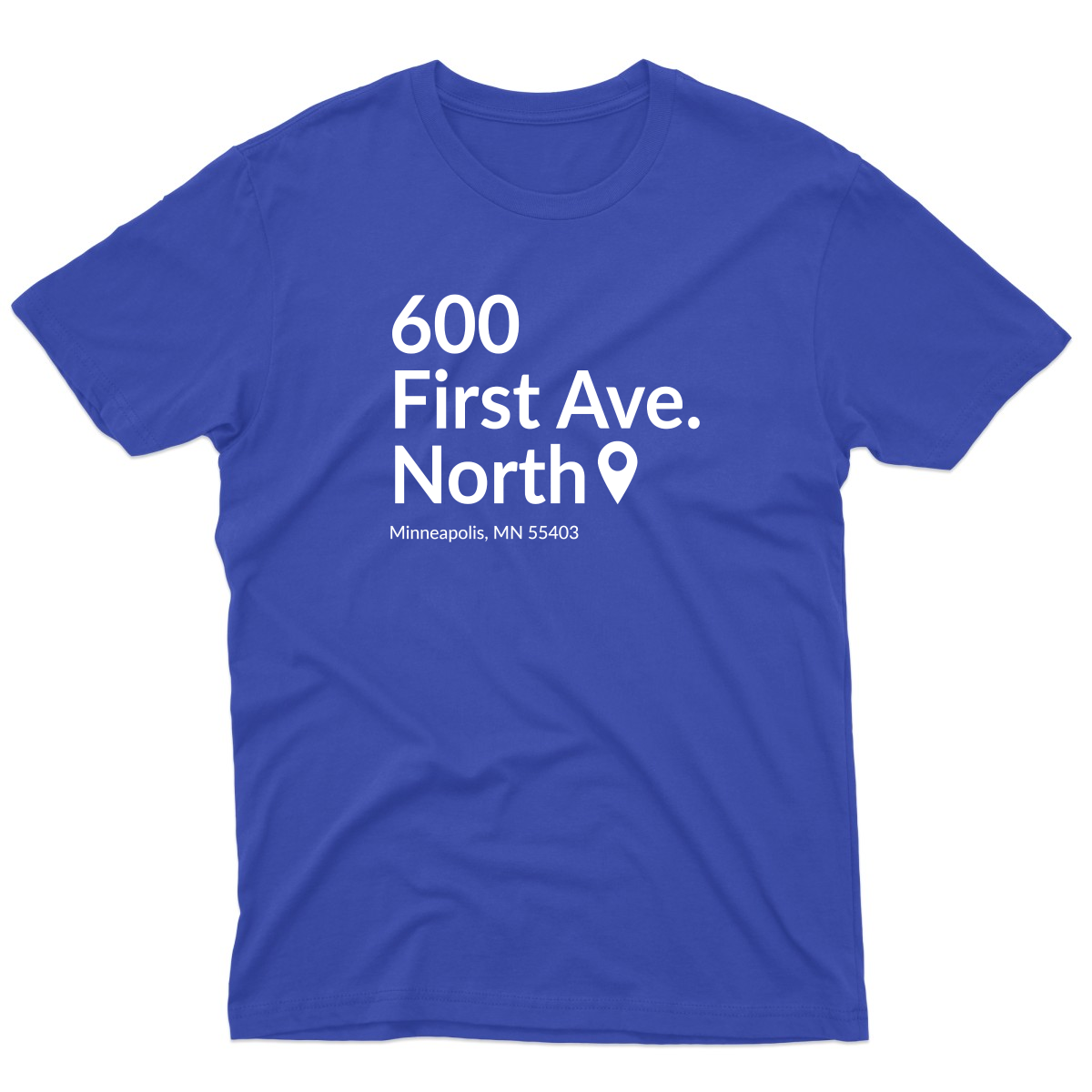 Minnesota Basketball Stadium Men's T-shirt | Blue