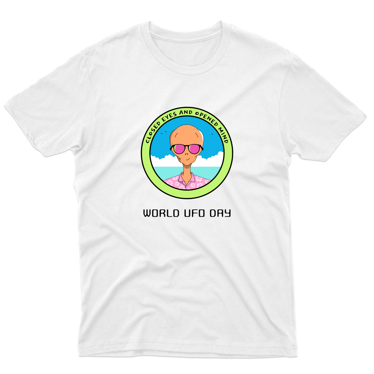 World UFO Day Men's T-shirt | White
