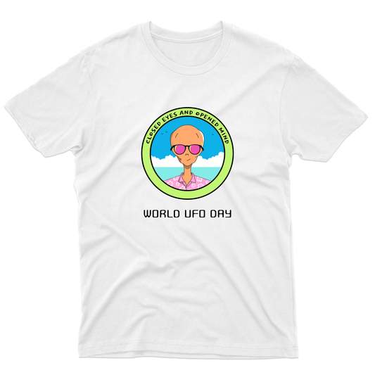 World UFO Day Men's T-shirt | White