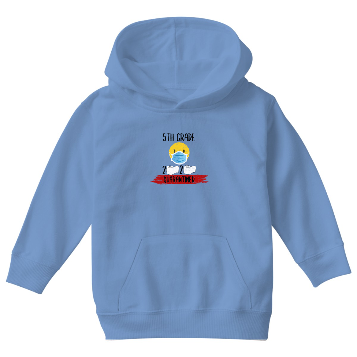 2nd Grader Quarantined Kids Hoodie | Blue