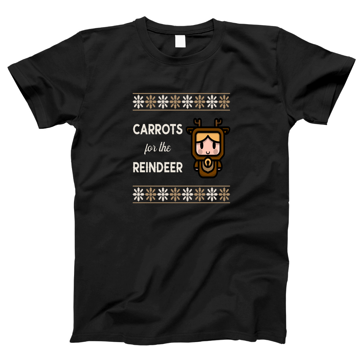 Carrots for the Reindeer Women's T-shirt | Black