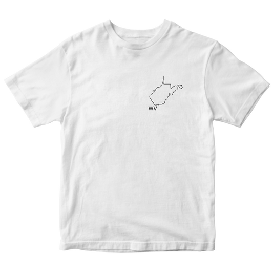 West Virginia Kids T-shirt | White