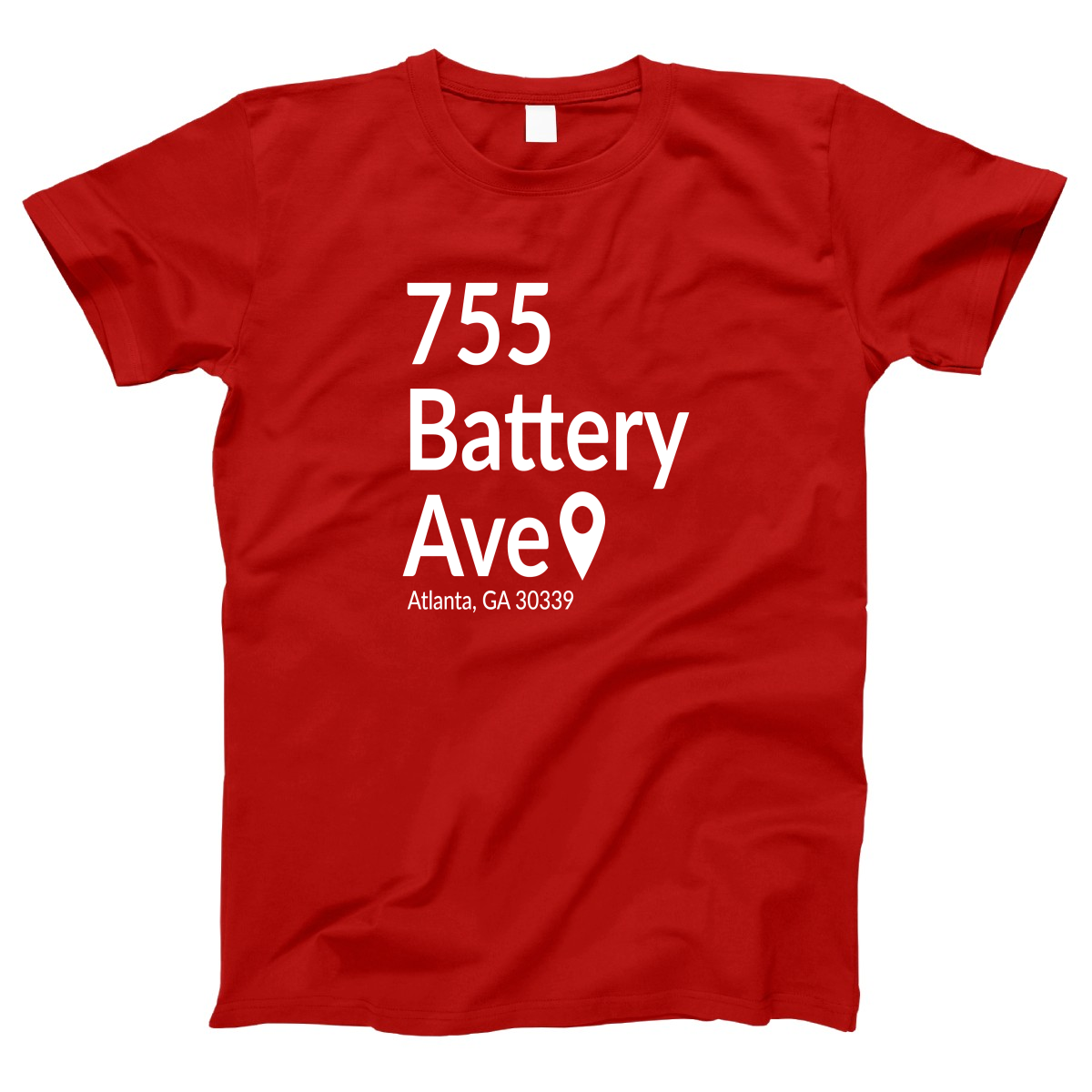 Atlanta Baseball Stadium Women's T-shirt | Red