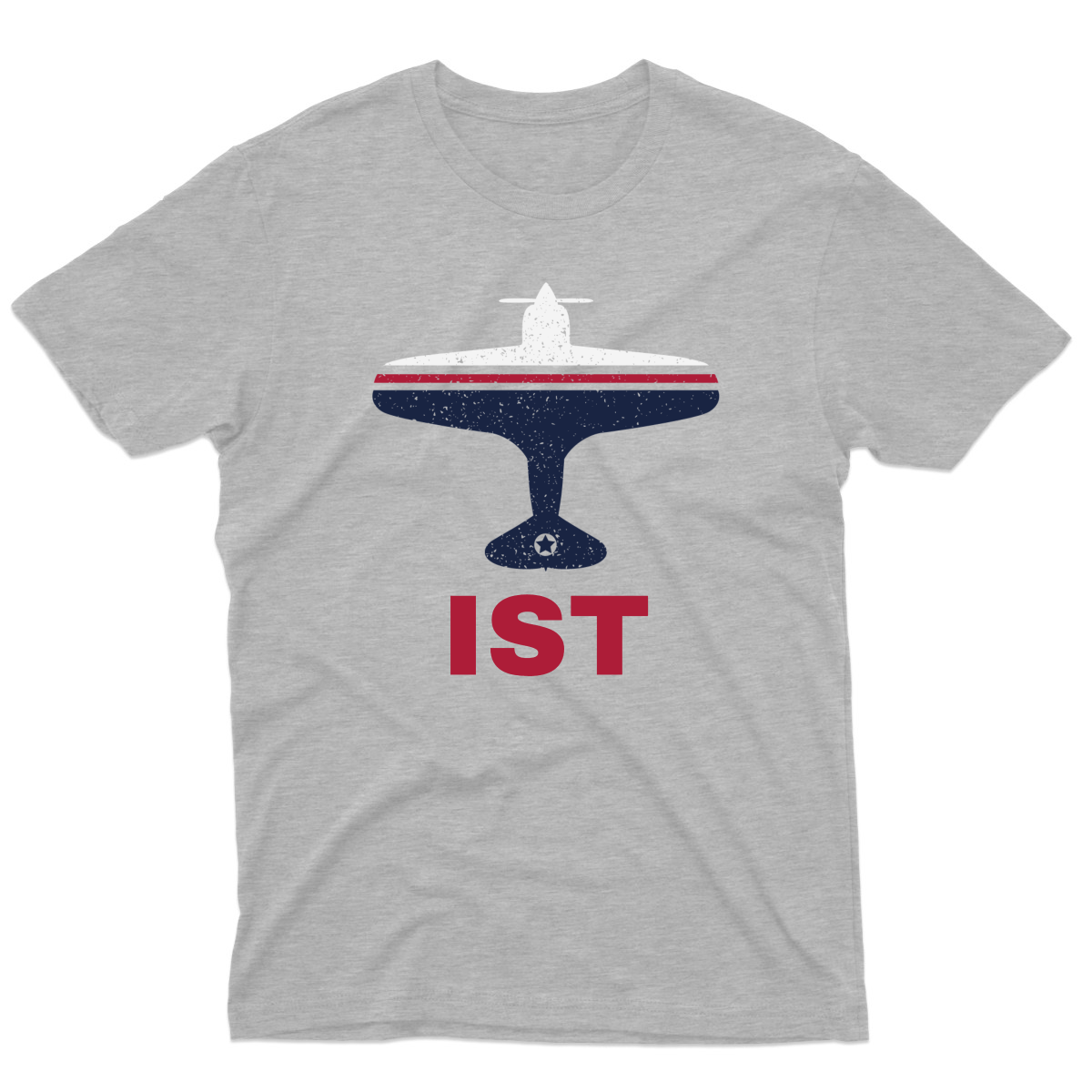 Fly Istanbul IST Airport Men's T-shirt | Gray