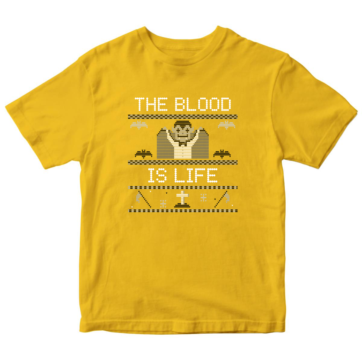 The Blood Is Life Kids T-shirt | Yellow