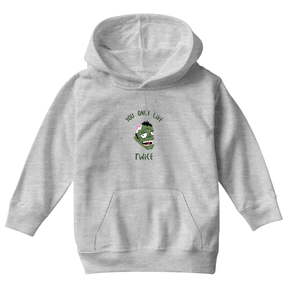 You Only Live Twice Kids Hoodie | Gray