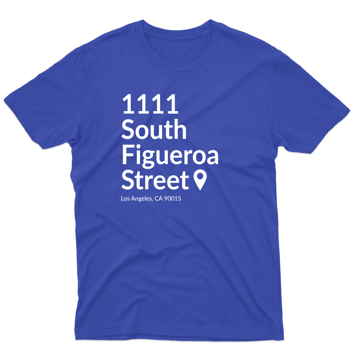 Los Angeles Basketball Stadium Men's T-shirt | Blue