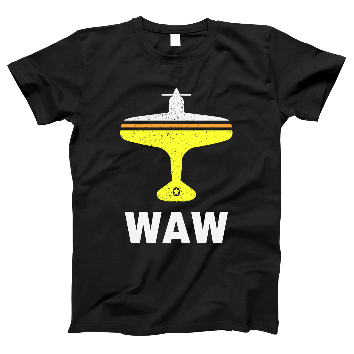 Fly Warsaw WAW Airport Women's T-shirt | Black