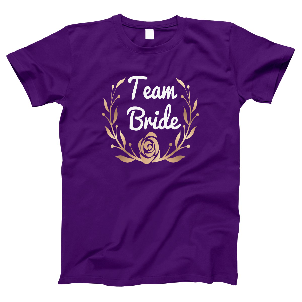 Chic Team Bride Women's T-shirt | Purple