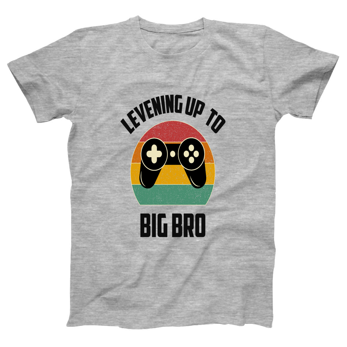 Leveling Up To Big Bro-2 Women's T-shirt | Gray