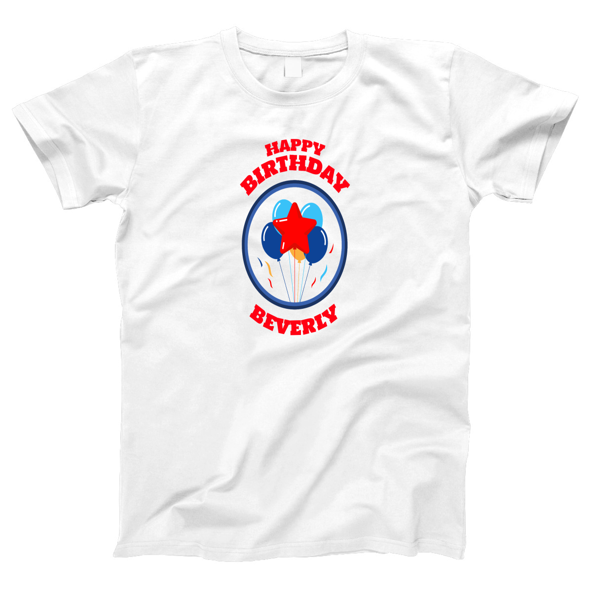 Happy Birthday Beverly Women's T-shirt | White