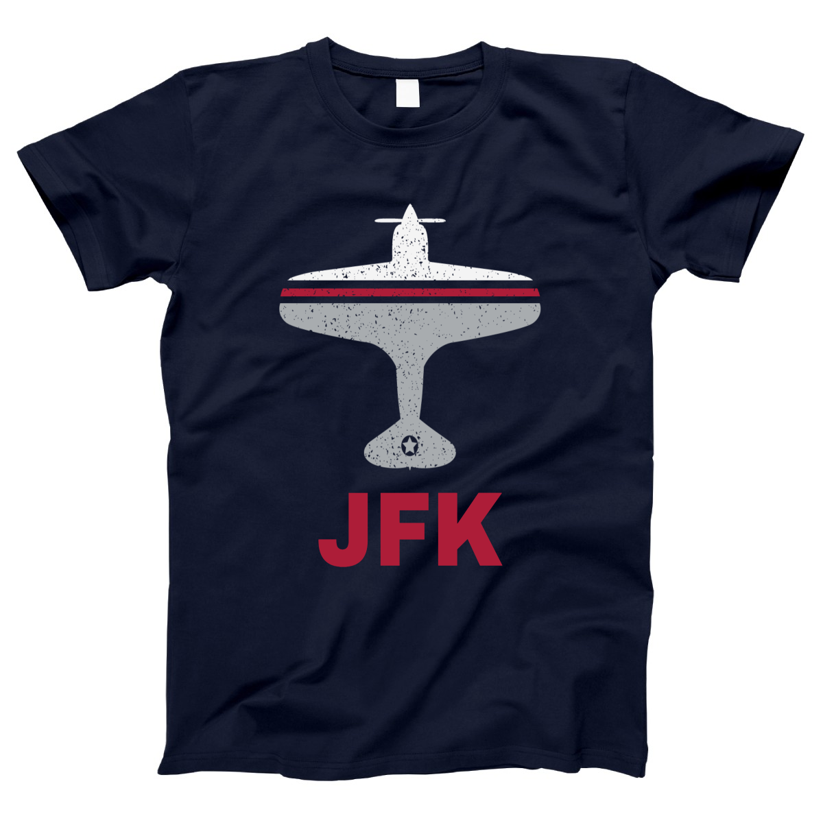 Fly New York JFK Airport Women's T-shirt | Navy