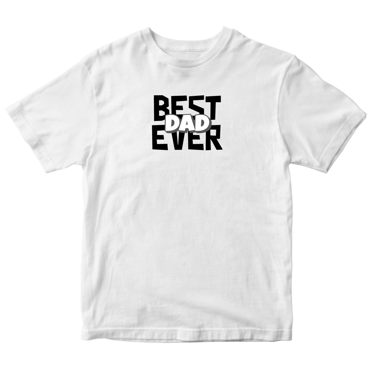 Best Dad Ever Toddler T-shirt | White