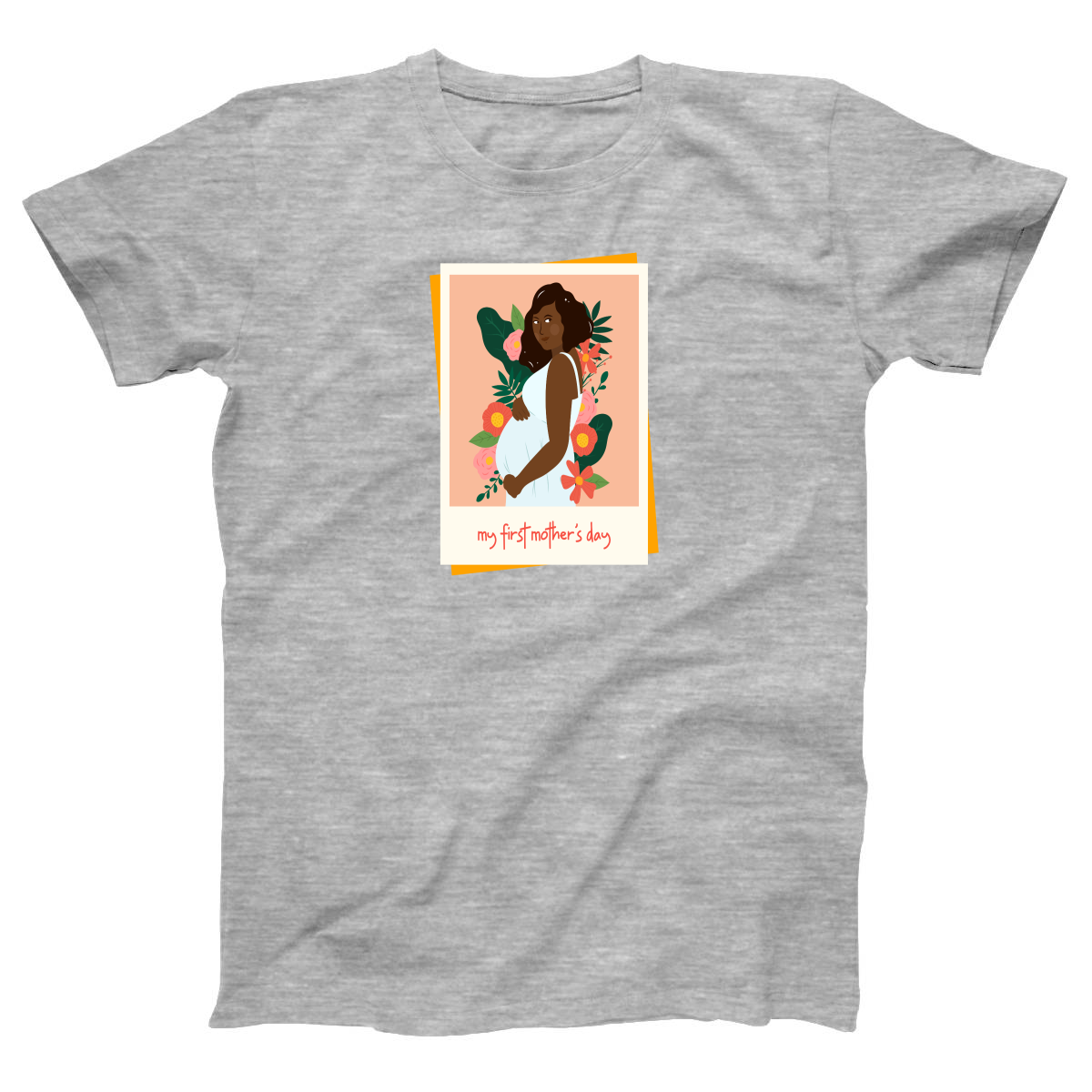 First Mother's Day Women's T-shirt | Gray