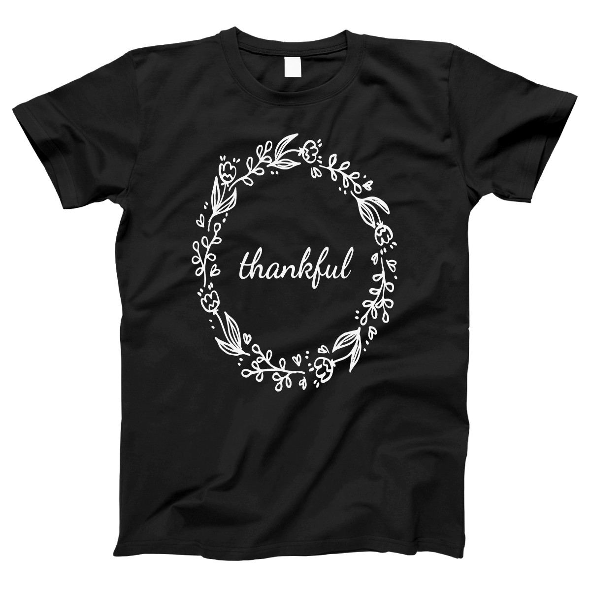 Thankful Women's T-shirt | Black