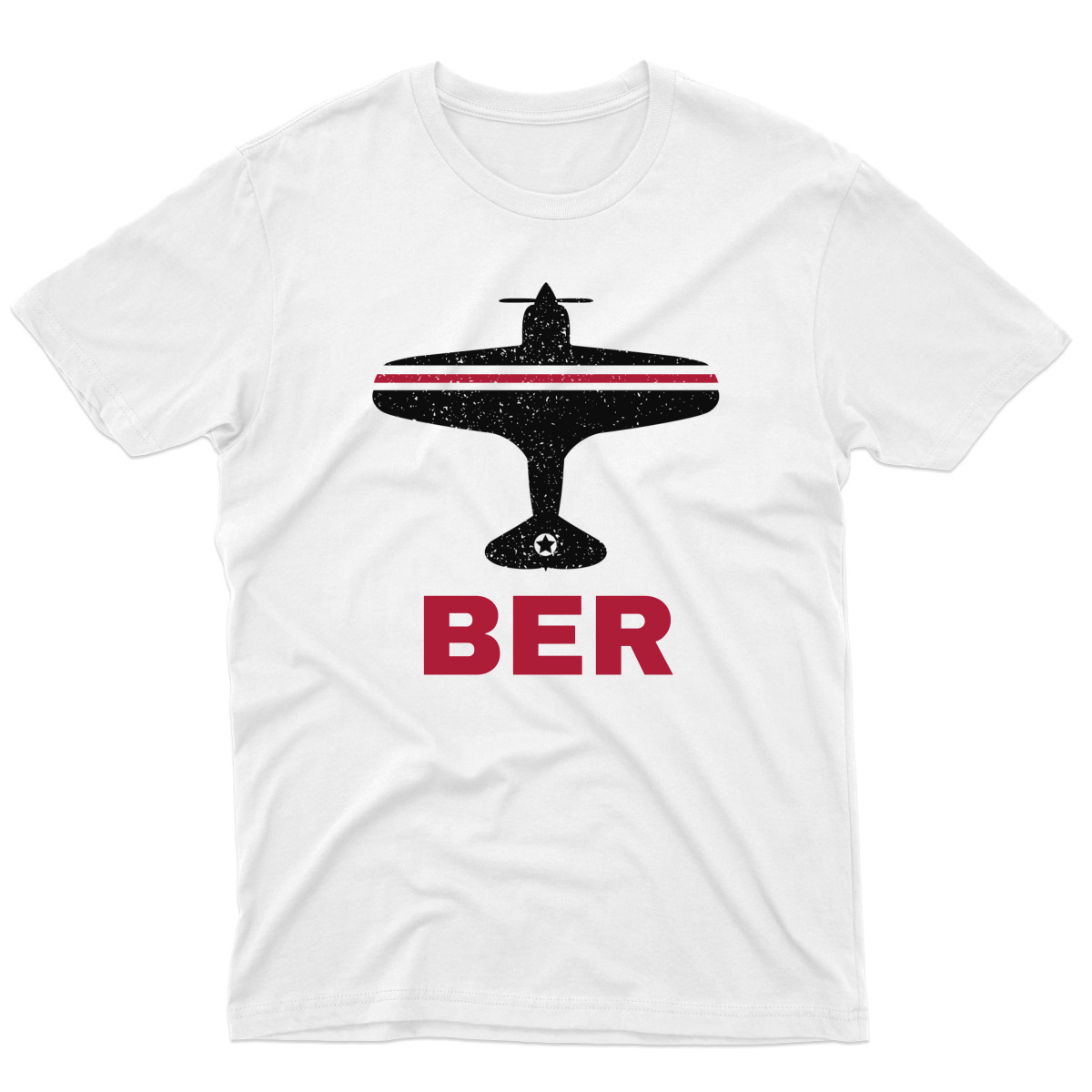 Fly Berlin BER Airport Men's T-shirt | White