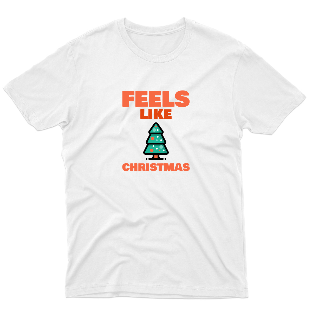 Feels Like Christmas Men's T-shirt | White
