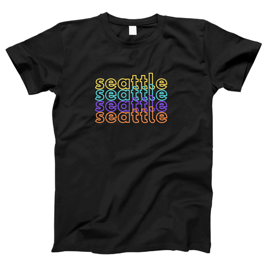 Seattle Women's T-shirt | Black