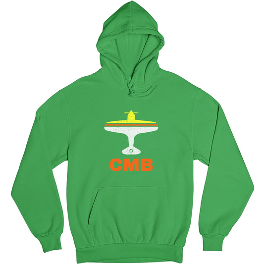 Fly Colombo CMB Airport Unisex Hoodie | Green