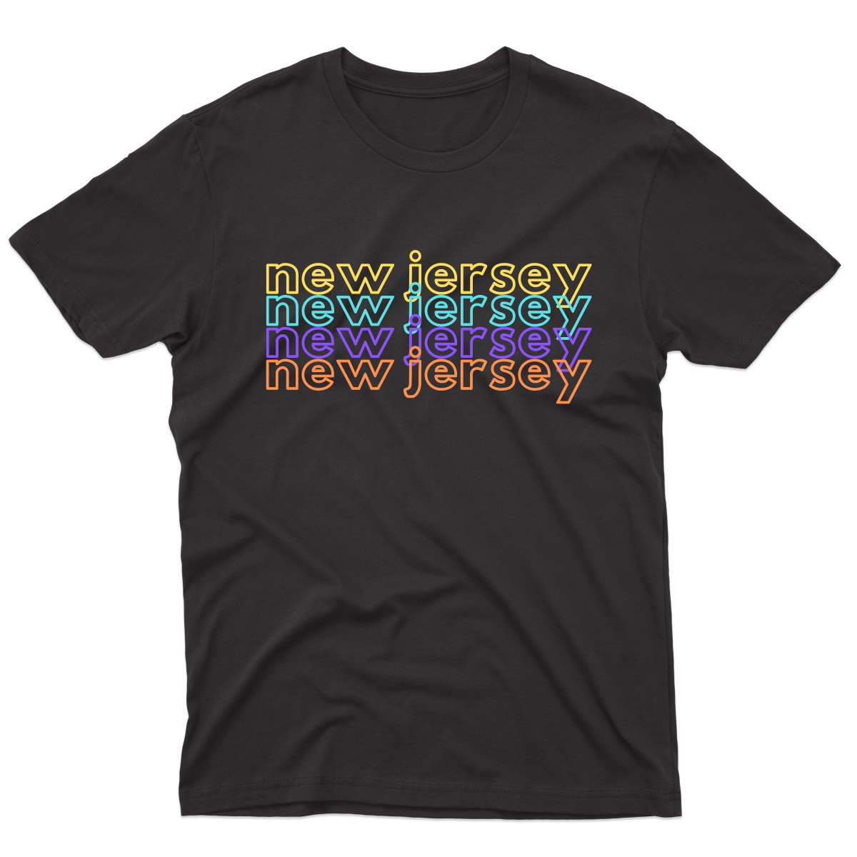 New Jersey Men's T-shirt | Black