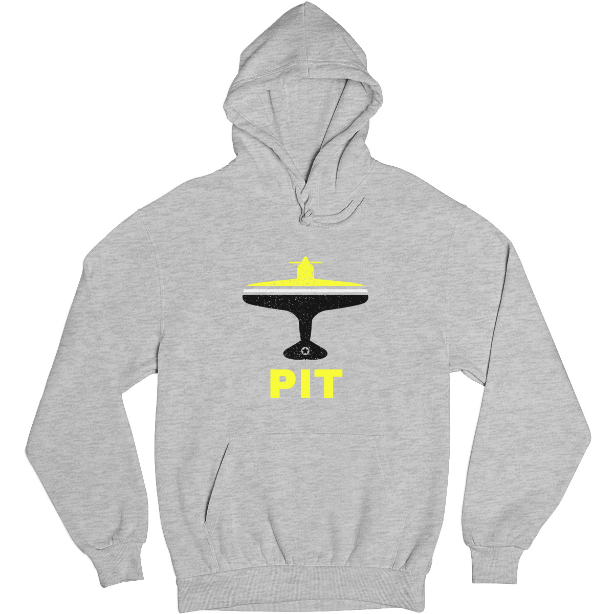 Fly Pittsburgh PIT Airport Unisex Hoodie | Gray