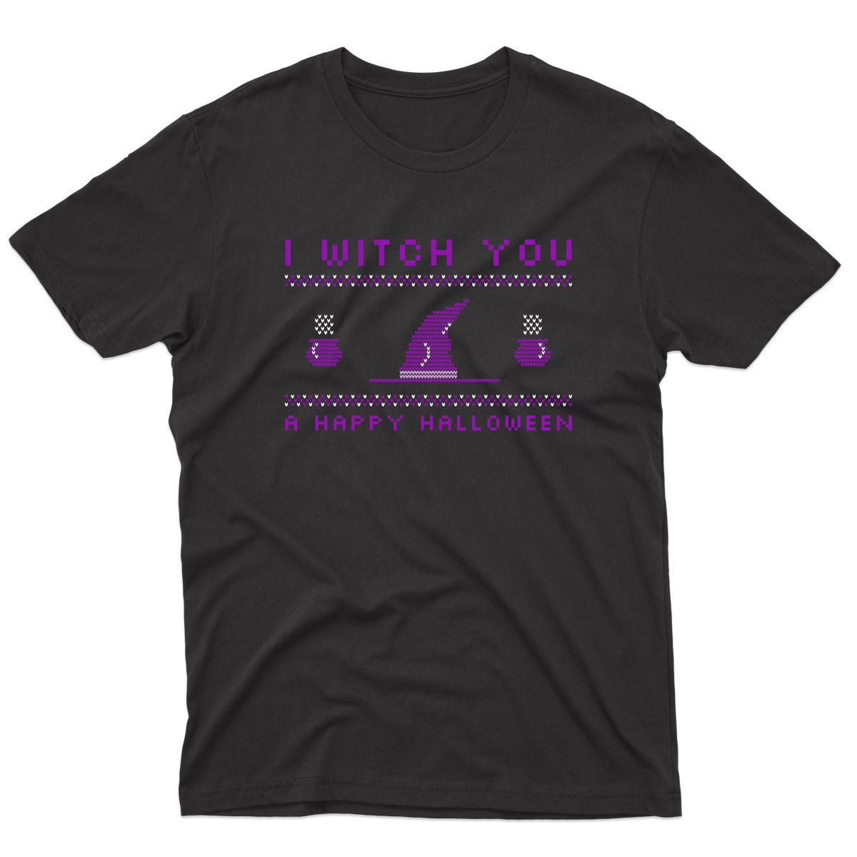 I Witch You a Happy Halloween Men's T-shirt | Black