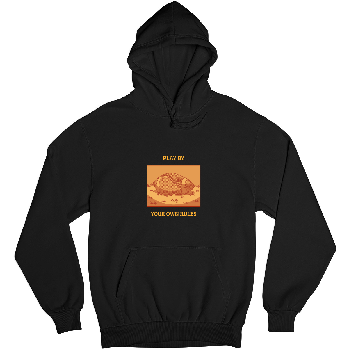 Play By Your Own Rules Unisex Hoodie | Black