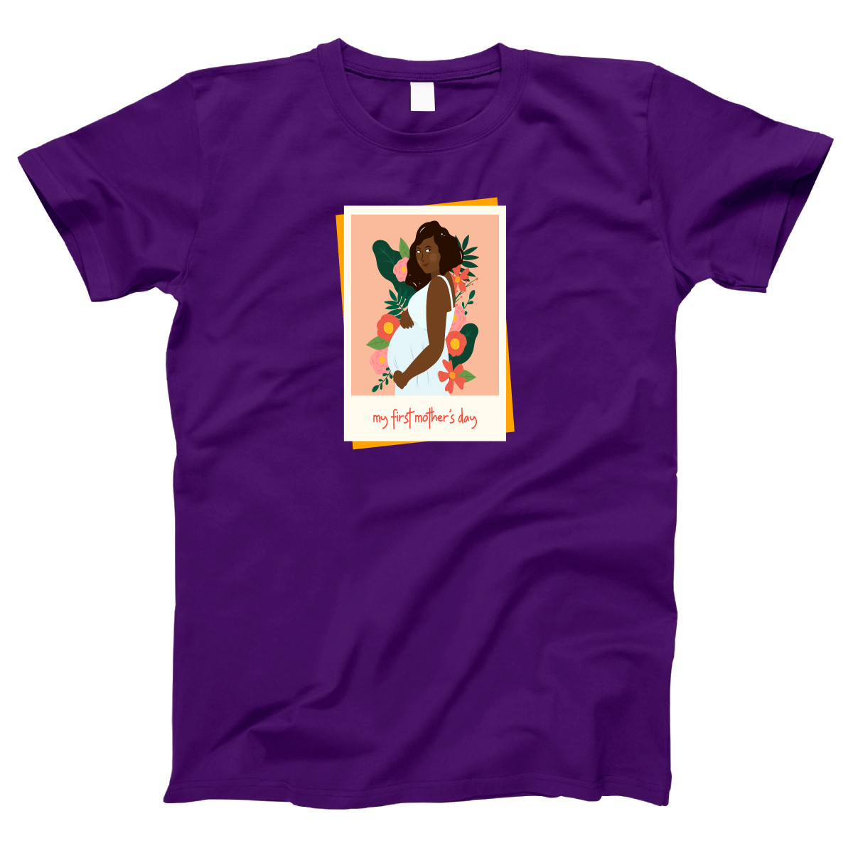 First Mother's Day Women's T-shirt | Purple
