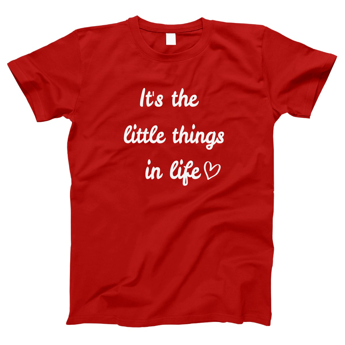 It's The Little Things In Life Women's T-shirt | Red