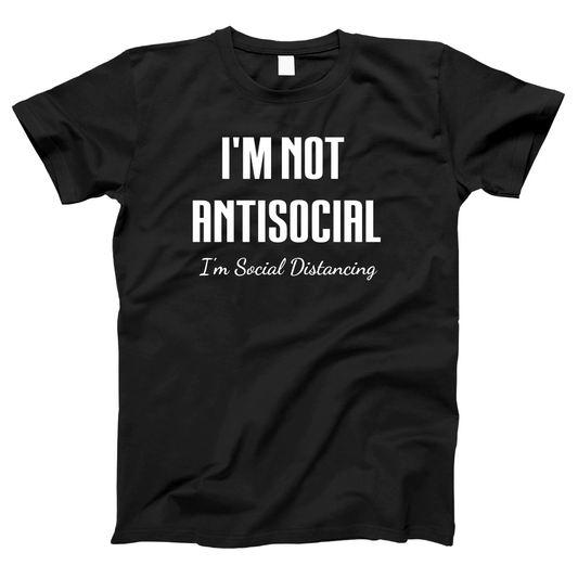 I'm social distancing Women's T-shirt | Black