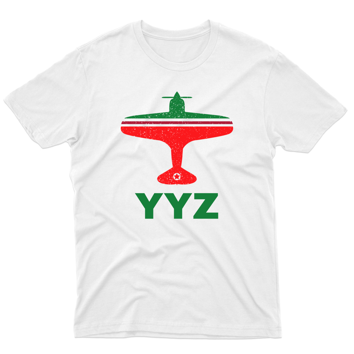 Fly Toronto YYZ Airport Men's T-shirt | White