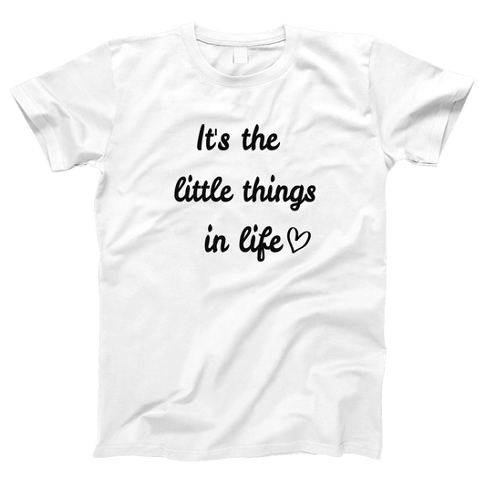 It's The Little Things In Life Women's T-shirt | White