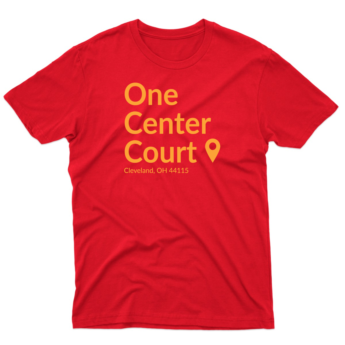 Cleveland Basketball Stadium Men's T-shirt | Red