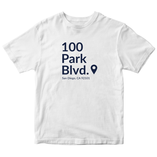 San Diego Baseball Stadium Kids T-shirt