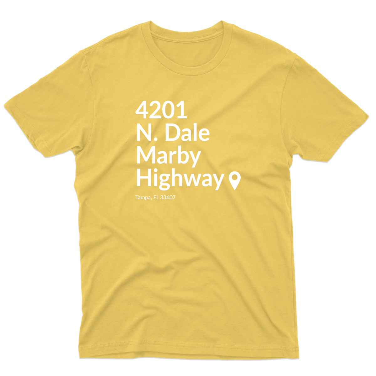 Tampa Bay Football Stadium Men's T-shirt | Yellow