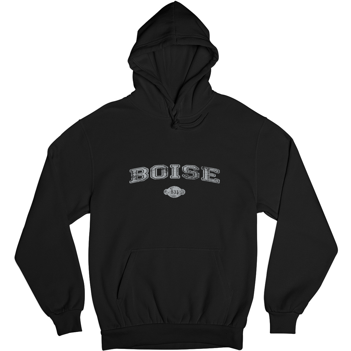 Boise 1863 Represent Unisex Hoodie | Black
