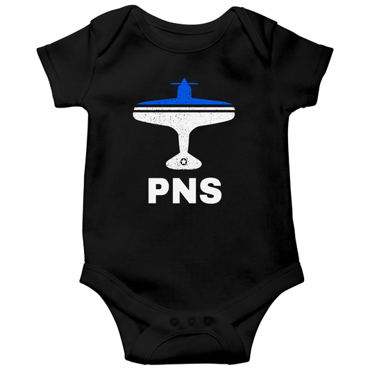 Fly Pensacola PNS Airport Baby Bodysuits | Black