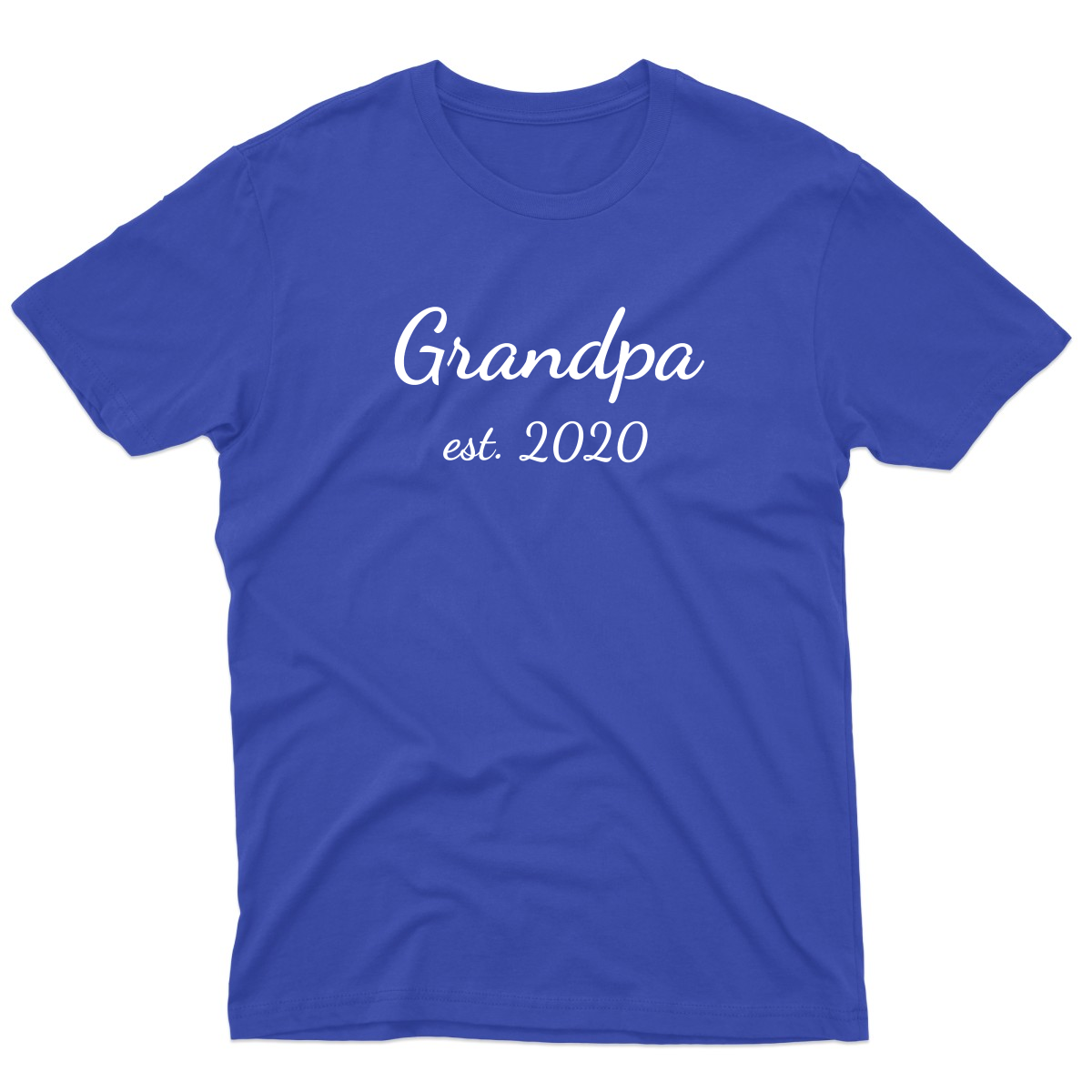 Grandpa Est Shirt 2020 Men's T-shirt | Blue