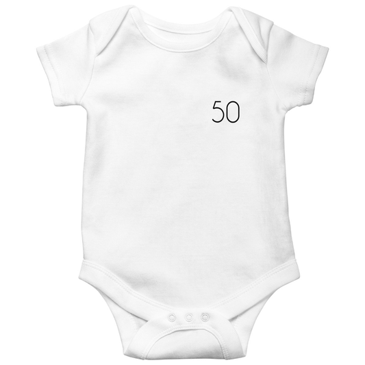 Simple 50 Baby Bodysuits