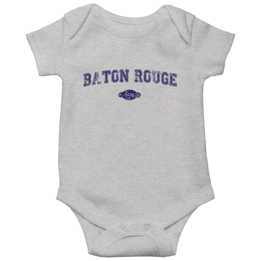 Baton Rouge 1699 Represent Baby Bodysuits | Gray