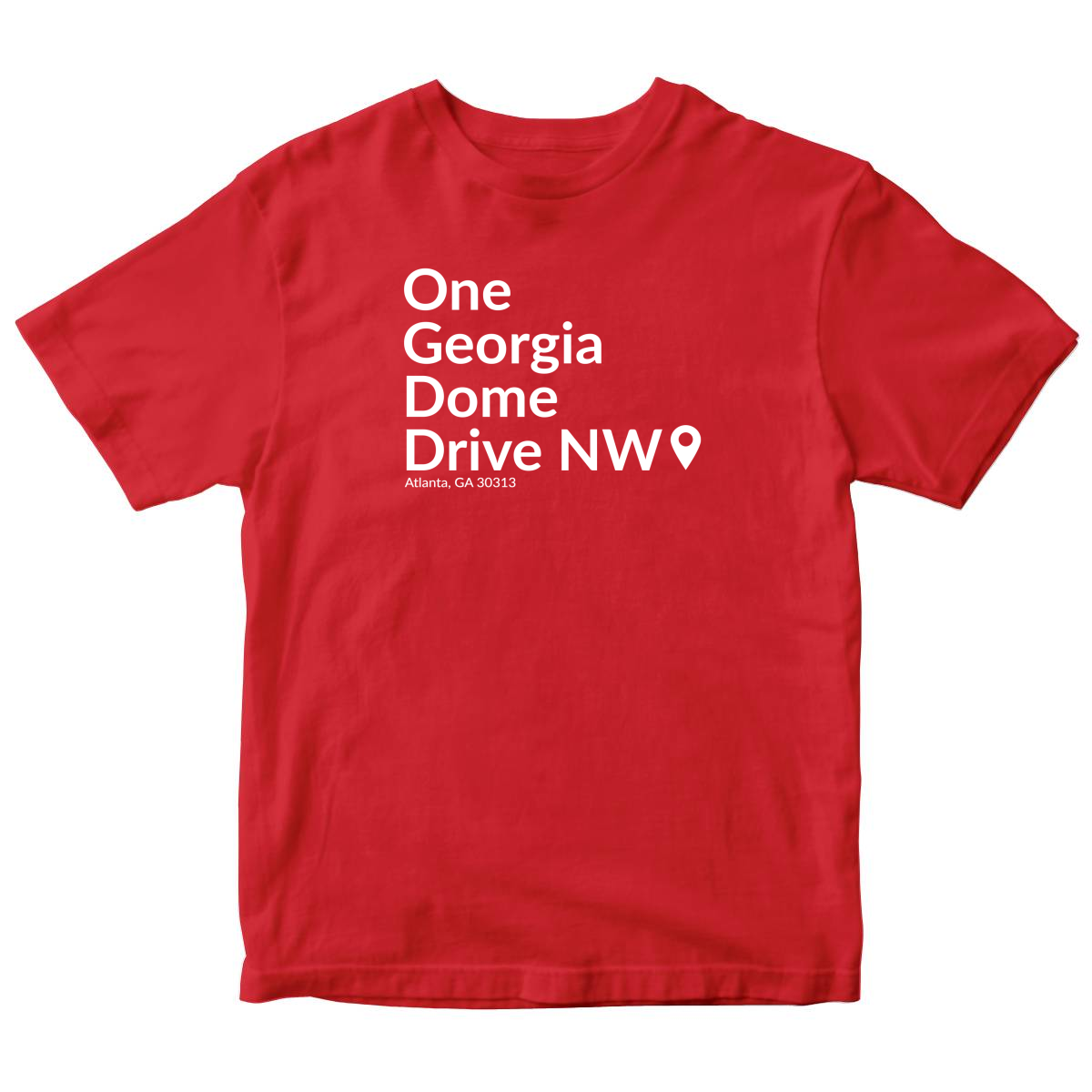 Atlanta Football Stadium Toddler T-shirt | Red