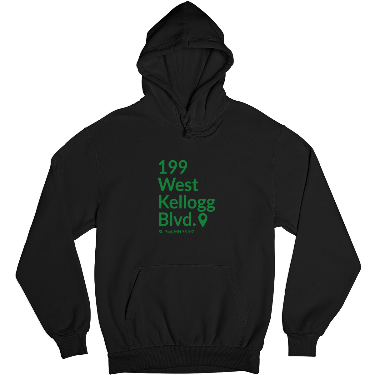 Minnesota Hockey Stadium  Unisex Hoodie | Black