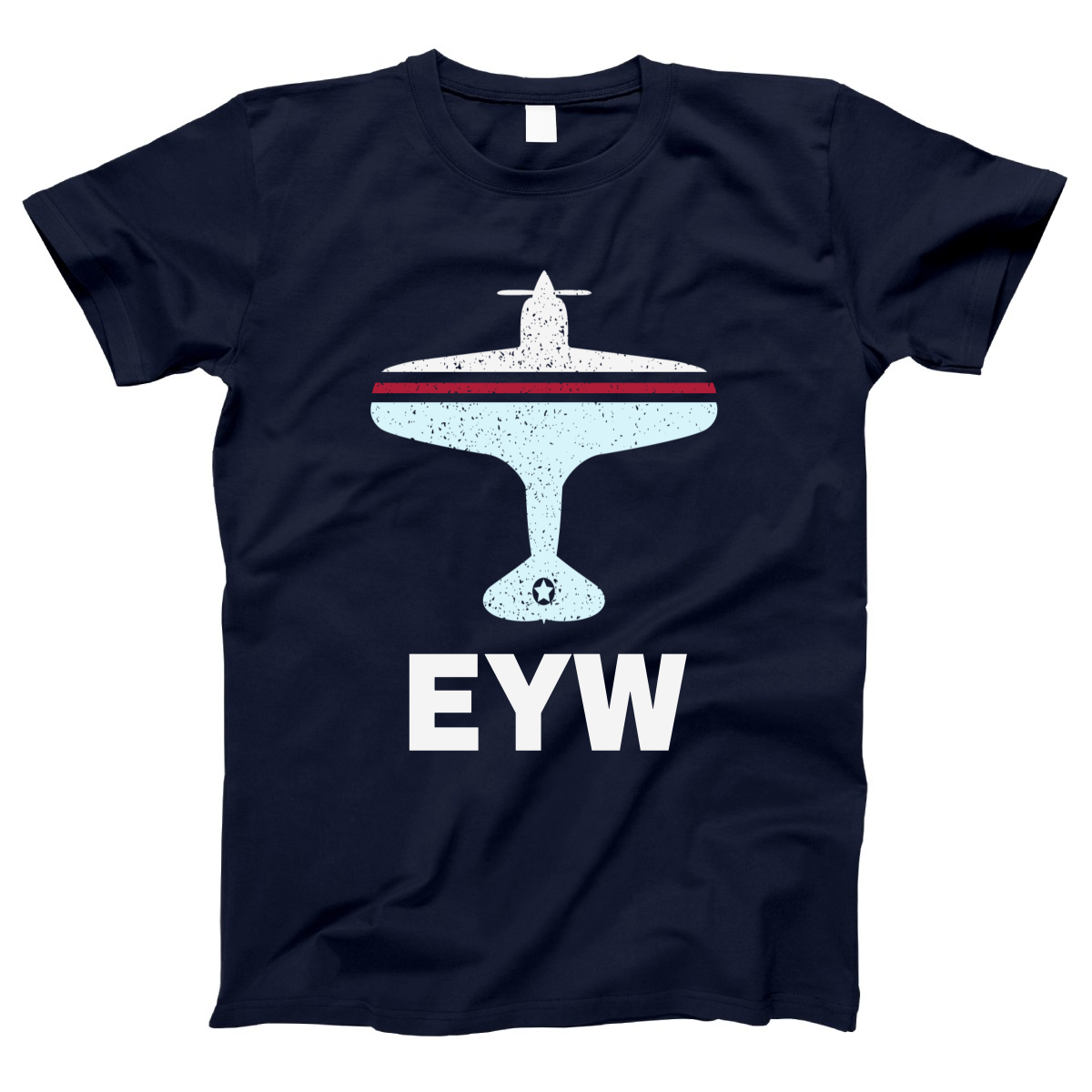 Fly Key West EYW Airport Women's T-shirt | Navy
