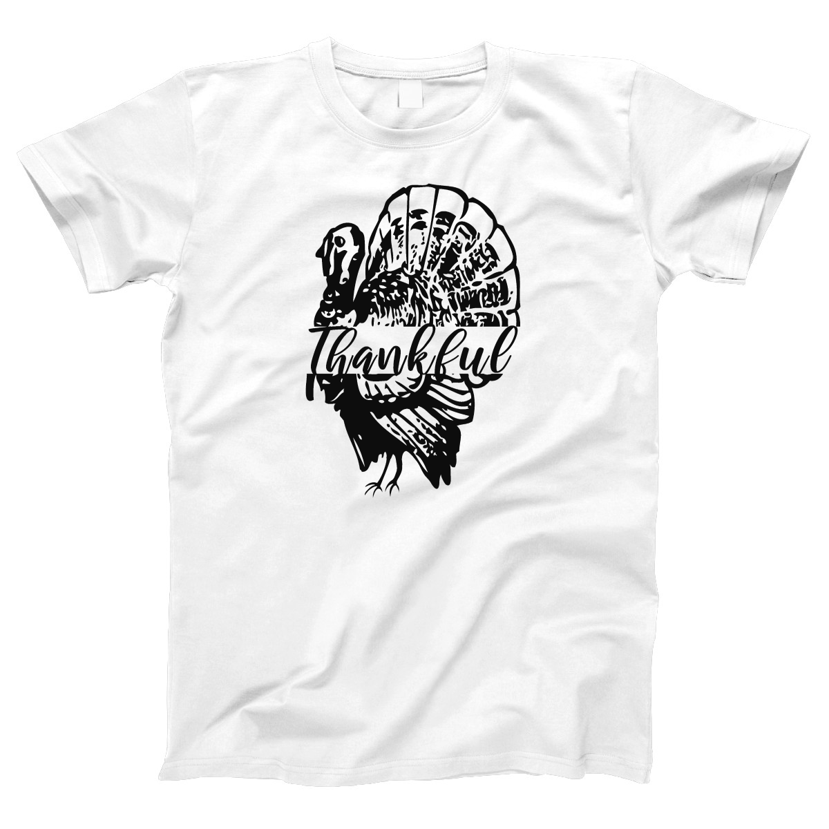 Thankful Turkey Women's T-shirt | White