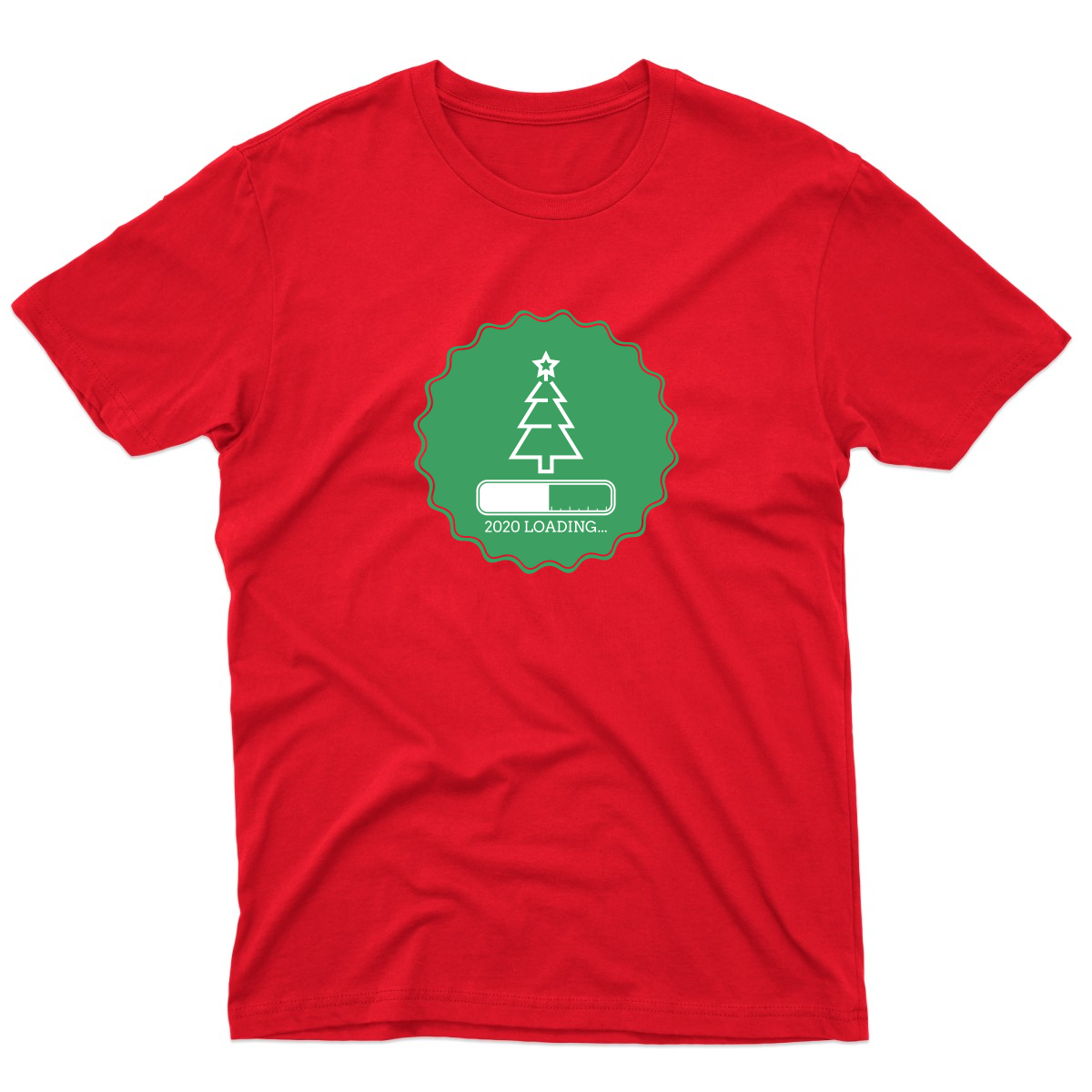 2021 Loading Men's T-shirt | Red