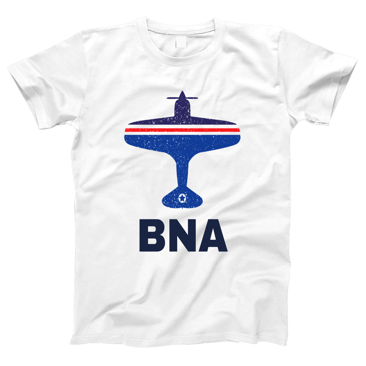 Fly Nashville BNA Airport Women's T-shirt | White