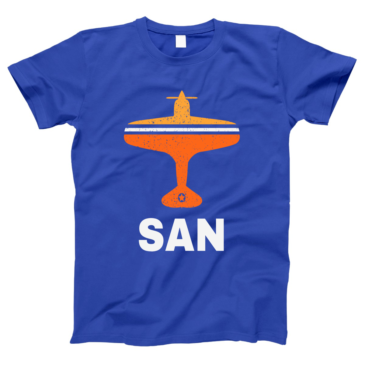 Fly San Diego SAN Airport Women's T-shirt | Blue