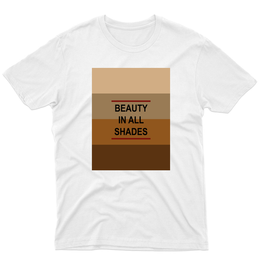 Beauty In All Shades Men's T-shirt | White